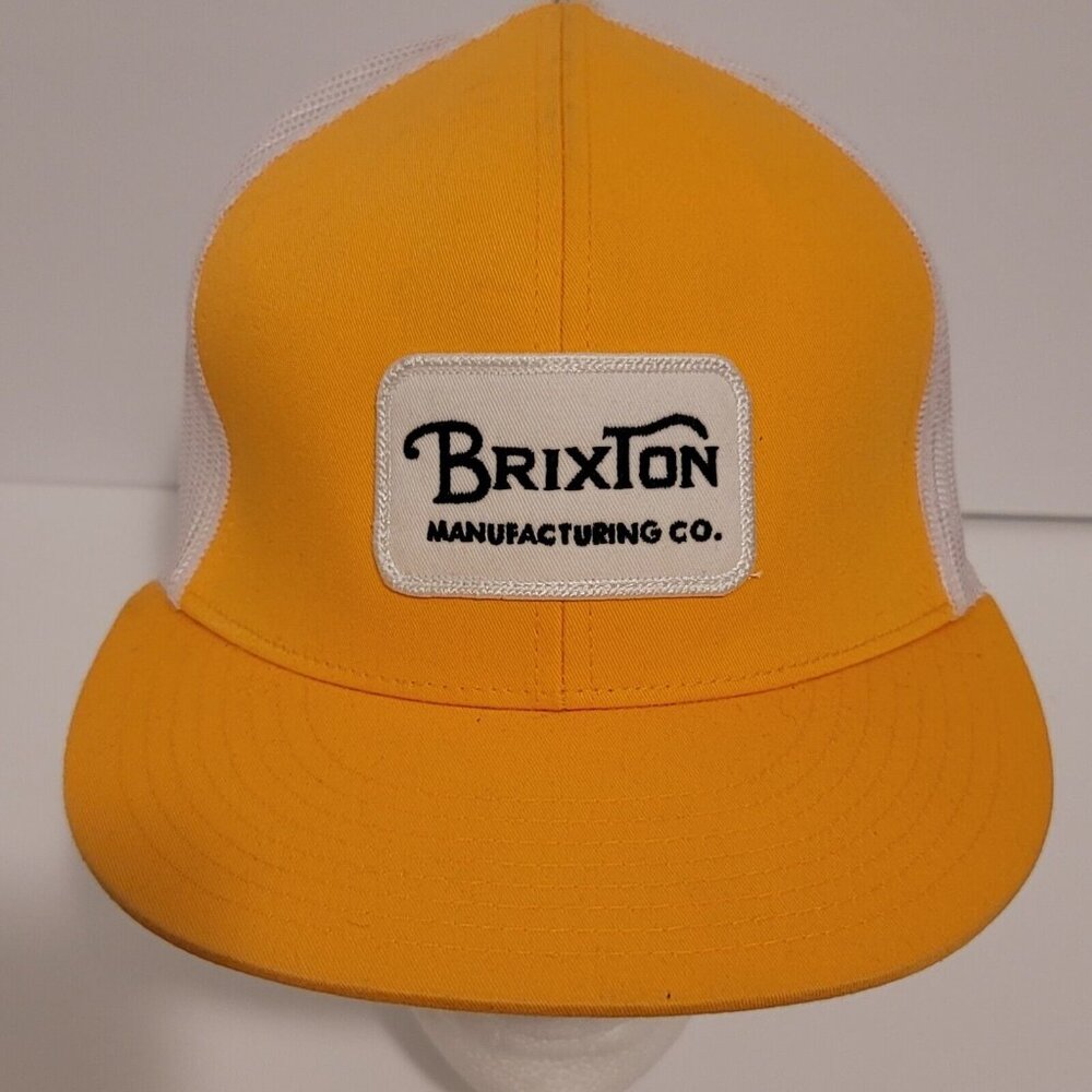 Brixton Supply Yellow Snapback Patch Industrial A… - image 4